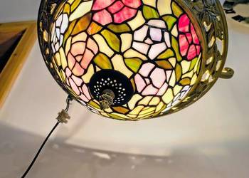 Tiffany lampa witrażowa wisząca, plafon, sufitowa