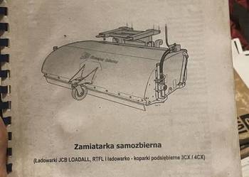 Podręcznik użytkowania zamiatarka samozbierna JCB