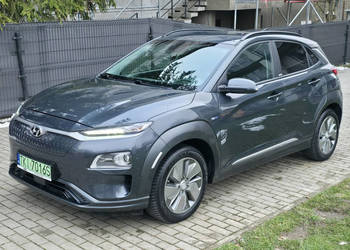 Hyundai Kona Elektryk | Serwisowany | Gwarancja | Bogate wyposażenie | I (…