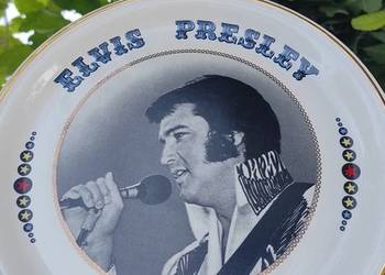 KOLEKCJONERSKA POZŁACANA PORCELANA BARRATTS 1982 
ELVIS PRESLEY 1935 - 1977