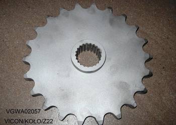 Koło łańcuchowe Z-22 1 1/4" fi 41/45mm wielowpust do prasy Vicon