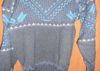 Ciepły sweter modne wzory Tanio :)
