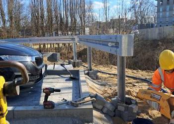 Montaż instalacja barier drogowych energochłonnych U-14a