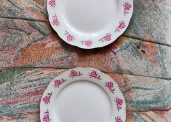 Vintage PRL Chińska porcelana talerz deserowy