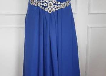 Sprzedam śliczną grantową sukienkę rozmiar 42-46