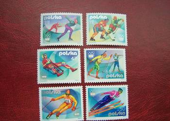 Polska 1976 MNH Mi. 2421/26 Sport Olimpiada Insbruck 76