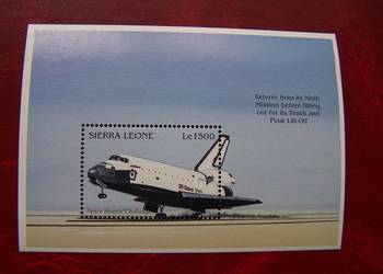 Sierra Leone 1996 MNH Kosmos Loty kosmiczne Challenger