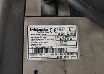Oryginalne Webasto 24v