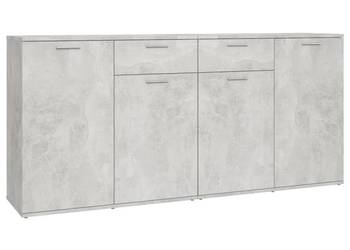 vidaXL Szafka, szarość betonu, 160x36x75 cm(SKU:3074931)