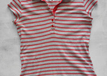 koszulka polo Tommy Hilfiger w paski large L 40