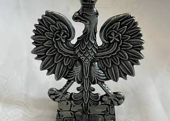 Kolekcjonerski orzeł polski, posrebrzany