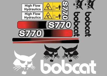 Naklejki oklejenie BOBCAT S770 Zamiennik
