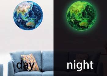 Nocne niebo fluorescencyjne | Ziemia + 50 Gwiazd