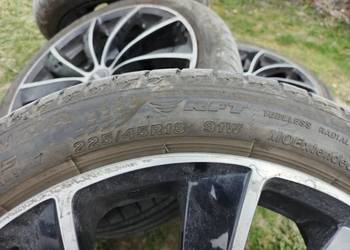 opony r18/225/45 RFT z Alu felgami r18 5x110 ALFA komplet