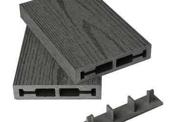 Sztacheta 92x20mm - kolor : szary - słoje drewna!
