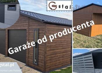 garaż blaszany wiata 3x5 9x6 6x6 4x6 10x6 Producent profil zamknięty ocynk