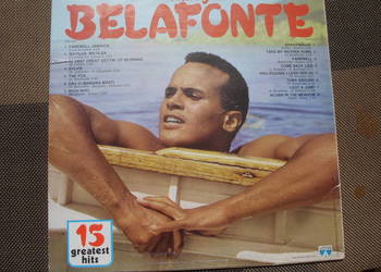 WINYL LP.; HARRY BELAFONTE--15 GREATEST HITS, LOTUS, 1982 R.
