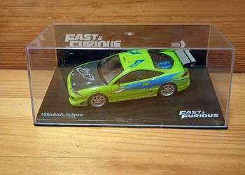 MITSUBISCHI ECLIPSE model deagostini 1:43 Szybcy wściekli fast furious