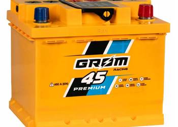 Akumulator 45Ah 450A GROM RACING EN PRAWY PLUS