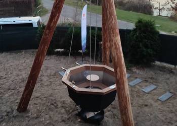Kocioł ek LAVA VIKING wanna wisząca SPA chan hottub na ogień