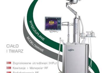 Powerstar - endermologia z RF + HIFU + kawitacja + RF monopolarny