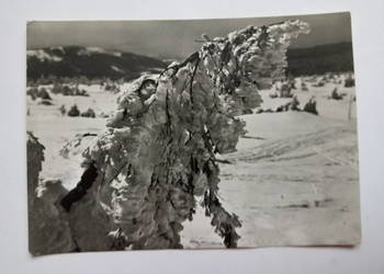 Pocztówka Karkonosze z 1969r. + Znaczek
