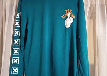 Koszulka Męska Longsleeve Długi Rękaw Nadruk Kolor Cropp M