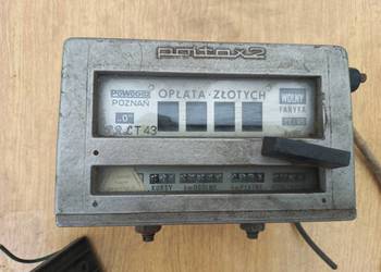 Taksometr poltax2: zmiennicy Fiat 125p, polonez borewicz  PRL