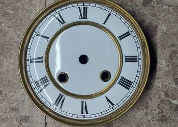 T151 Tarcza starego zegara ściennego 14,5cm 47/30 tzw porcelanka