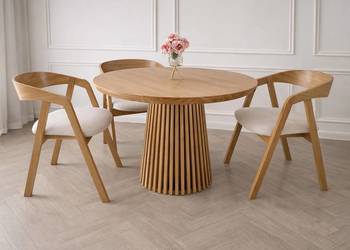Producent / Stół Dębowy / Krzesło Dębowe LOFT / Okrągły Rozkładany