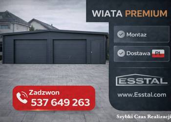 Grafit - Garaż Blaszany |Hala|Konstrukcja|Garaże – ESSTAL-