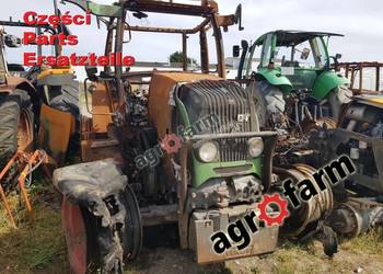 Fendt 412 Vario części, skrzynia biegów, most, oś