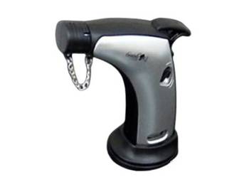 Srebrny Palnik Gazowy Żarowy JET na Gaz Butan Wiatroodporny Mocny Gentelo