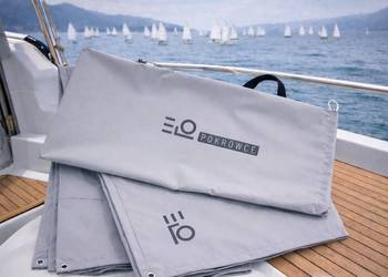 Tent do łódki Antila 27. ( 7,8 m2 ).Wymiar 2,6 m X 3 m. ELO Pokrowce