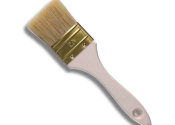 Pędzel Płaski 50mm Do Lakieru Farby Drewna Balustrad Schodów Drewniany