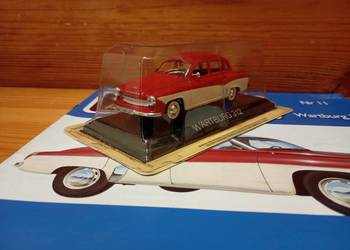 WARTBURG 312 LIMOUSINE sedan deagostini 1:43 kultowe auta PRL złota nowy