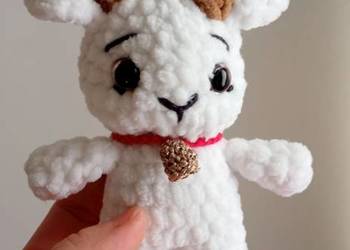 Owieczka wykonana na szydełku