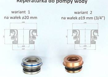 Reperaturka uszczelniacz do pompy wody Liebherr, Caterpillar