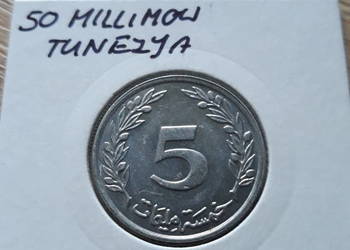 5 Millimów Tunezja 1997 r.-UNC