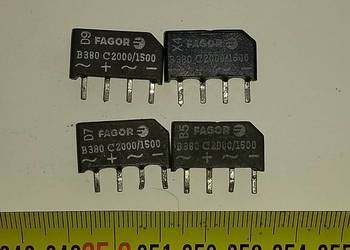 Mostek prostowniczy Graetza 1,5A/2A/380V