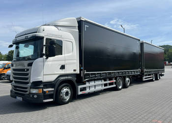 Scania R410 bez EGR Zabudowy Wecon 120m Dach Podnoszony Zestaw Tandem 120m…
