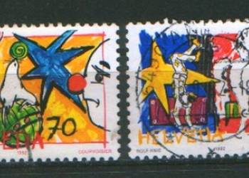 Zn. Szwajcaria Mi 1478, 81 kas 1992