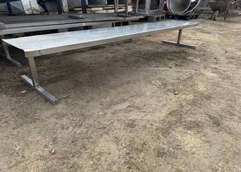 Ławka ze stali nierdzewnej