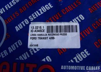 Linka hamulca ręcznego FORD TRANSIT 4/00-06 PRZÓD