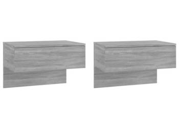 Wiszące szafki nocne 2 szt. szary dąb sonoma WM-816943