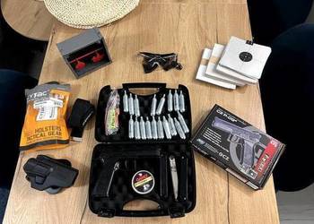 Wiatrówka CZ P-09 CO2 – jak nowa, bogaty zestaw akcesoriów