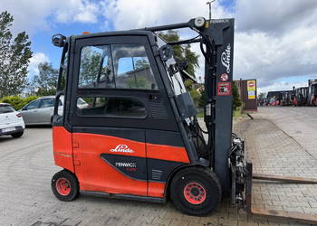 wózek widłowy elektryczny LINDE E25HL przesuw pozycjoner wideł 4.80m 2012r