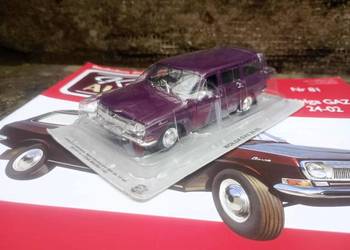 GAZ WOŁGA 24-02 model deagostini 1:43 kultowe auta PRL kolekcja Nowy
