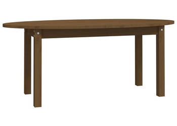 Stolik kawowy miodowy brąz 110x55x45 cm lite drewno sosnowe WM-822345