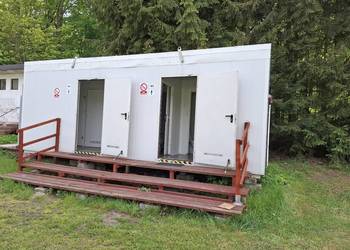 Kontener sanitarny dwuczęściowy 7,3m x 3m